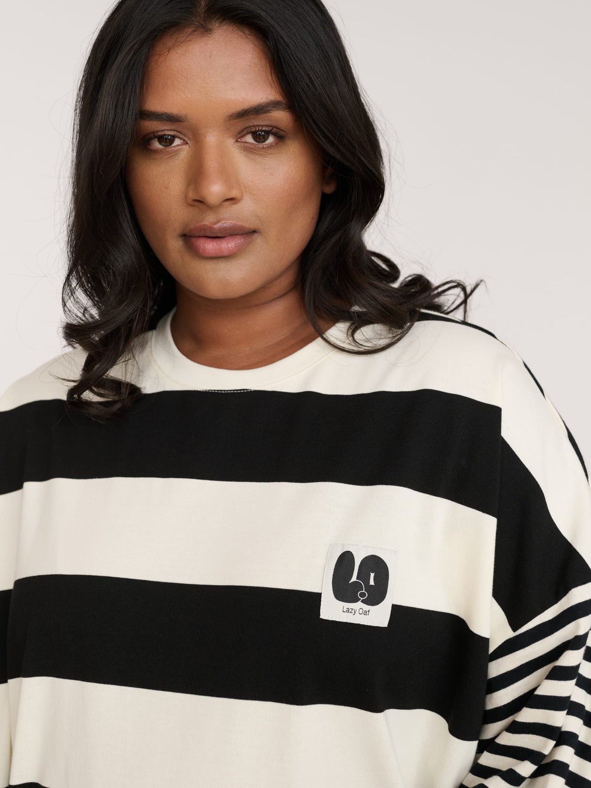 Happy Sad Stripe Long Sleeve T-shirt