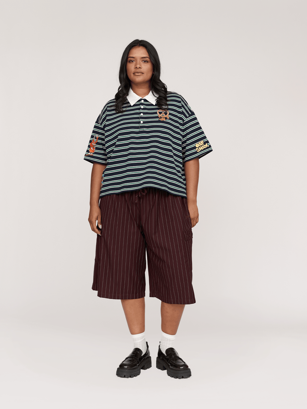 LO x Lauren Martin Snax n Dips Polo – Lazy Oaf LO x Lauren Martin Snax n Dips Polo – Lazy Oaf