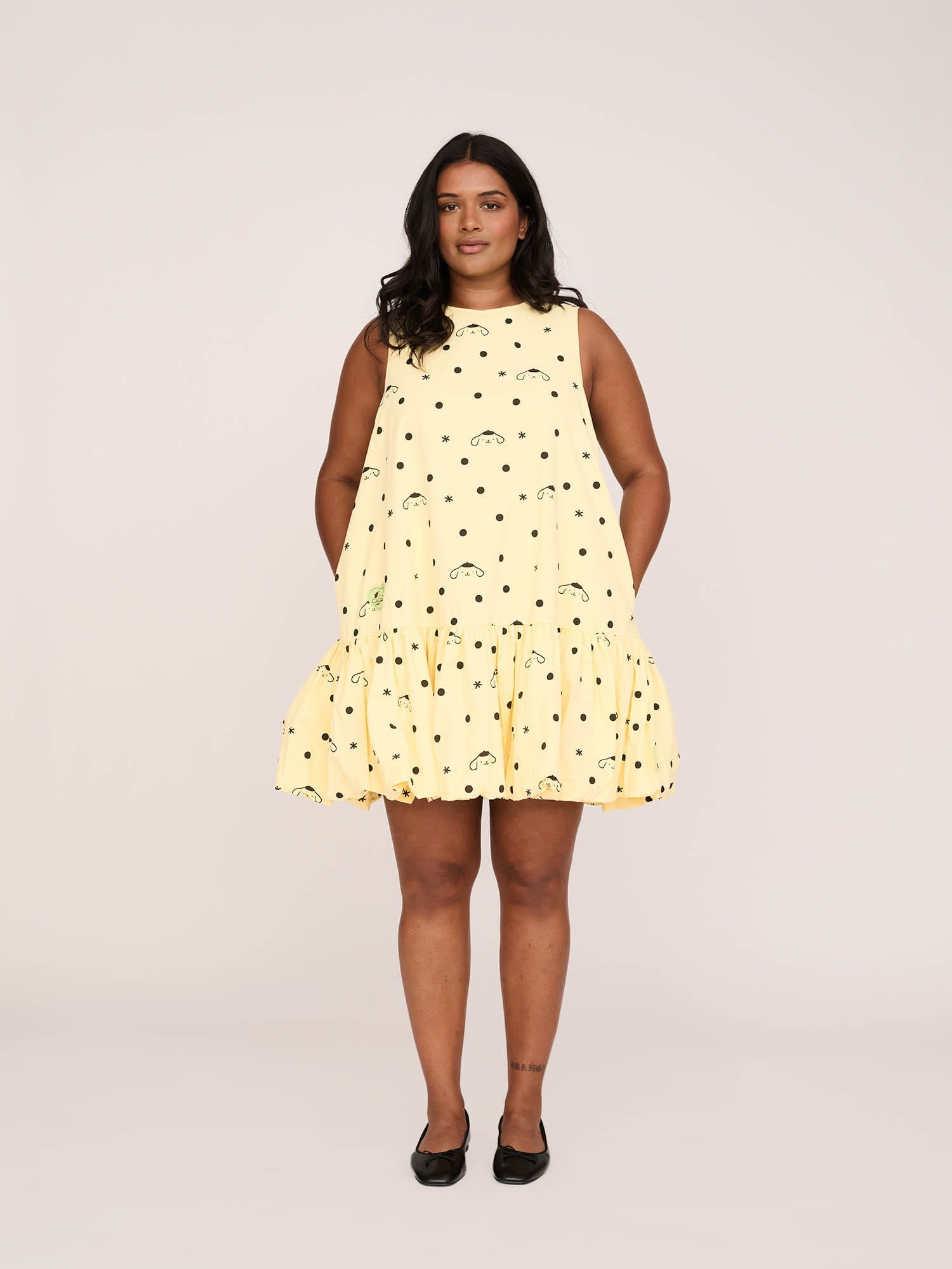 Pompompurin Drop Waist Dress - PRE-ORDER SHIPS FROM 18/06 – Lazy Oaf