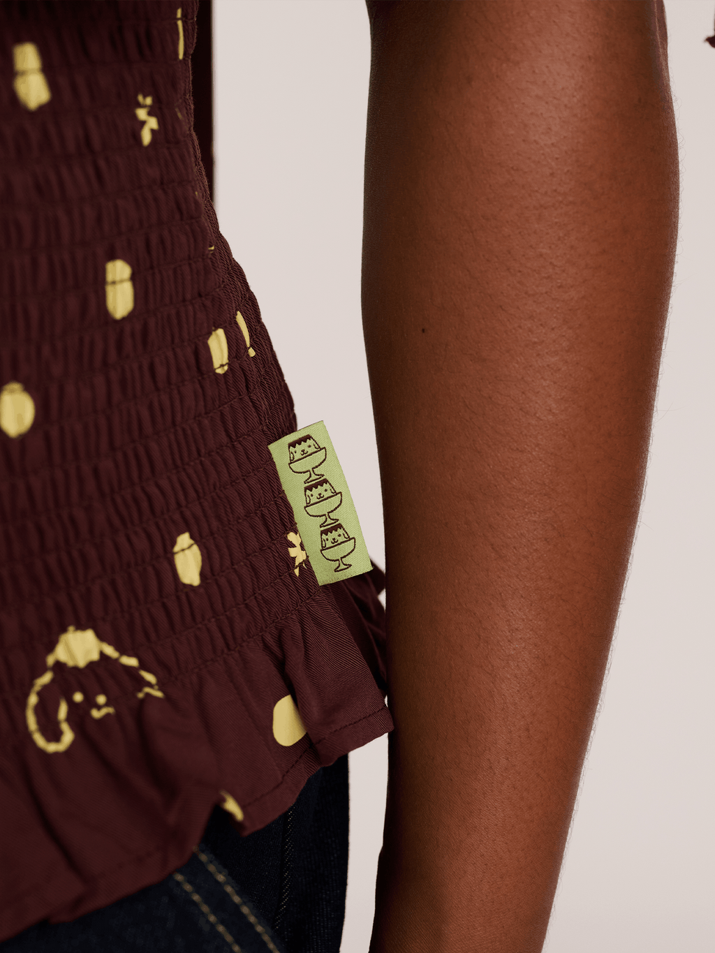 Pompompurin Polka Dot Top