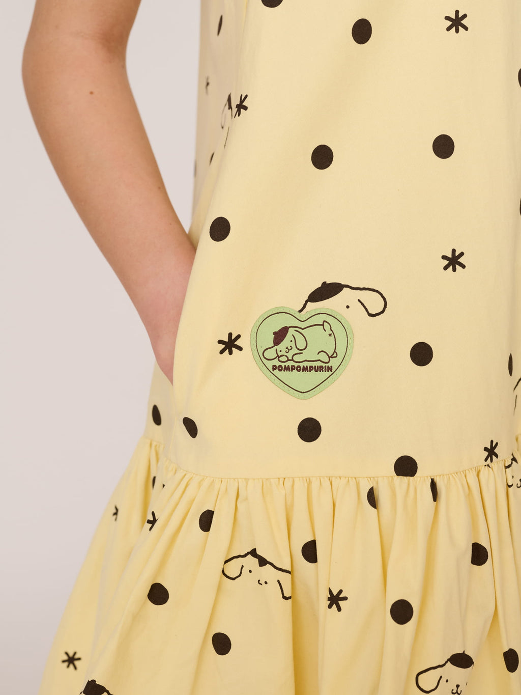 Pompompurin Drop Waist Dress - PRE-ORDER SHIPS FROM 18/06