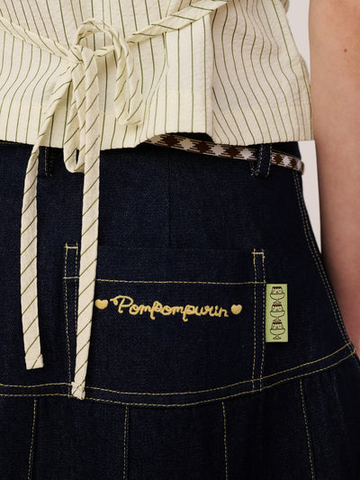 Pompompurin Denim Mini Skirt