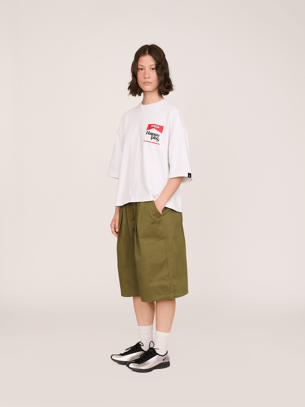 model:Jess wears size S and is 5’7”