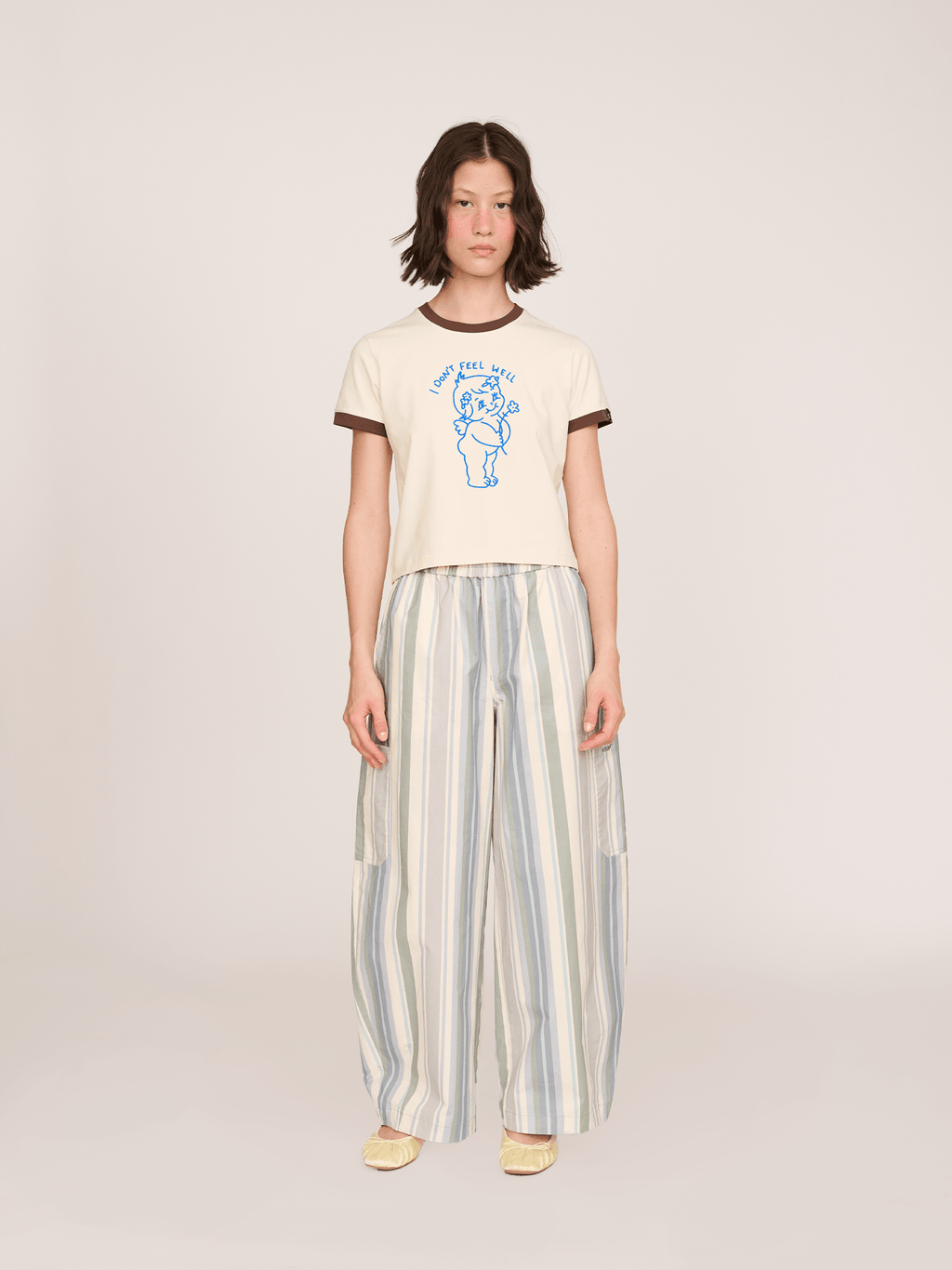 model:Jess wears size S and is 5’7”