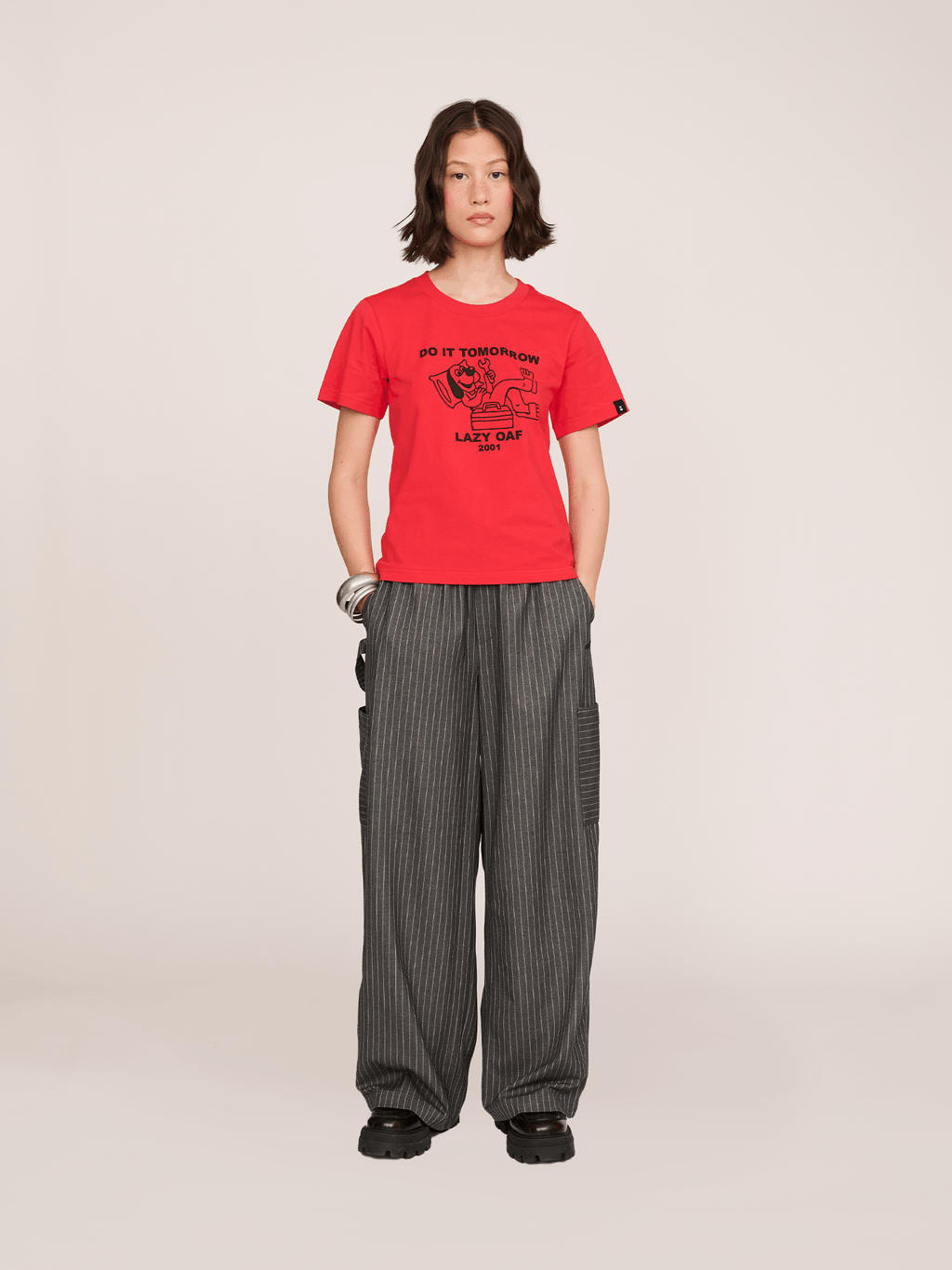 model:Jess wears size S and is 5’7”