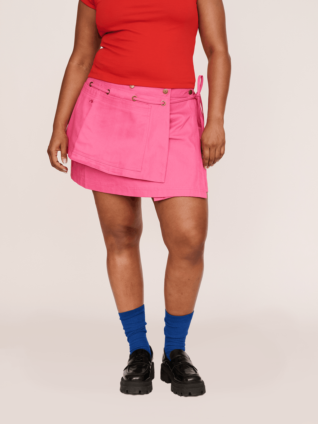 model:Sha wears size 18 and is 5’9”, collection-curve, collection-curve-bottoms, collection-all-skirts-shorts, 