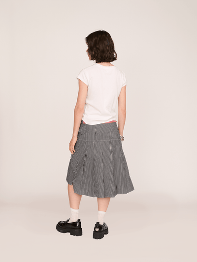 Collared Midi Skirt