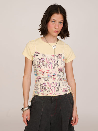 model:Jess wears size S and is 5’7”