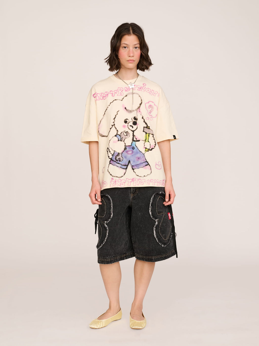 model:Jess wears size S and is 5’7”