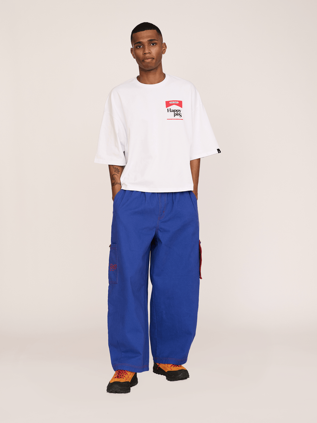 model:Paris wears size L and is 6’2”, collection-all-trousers