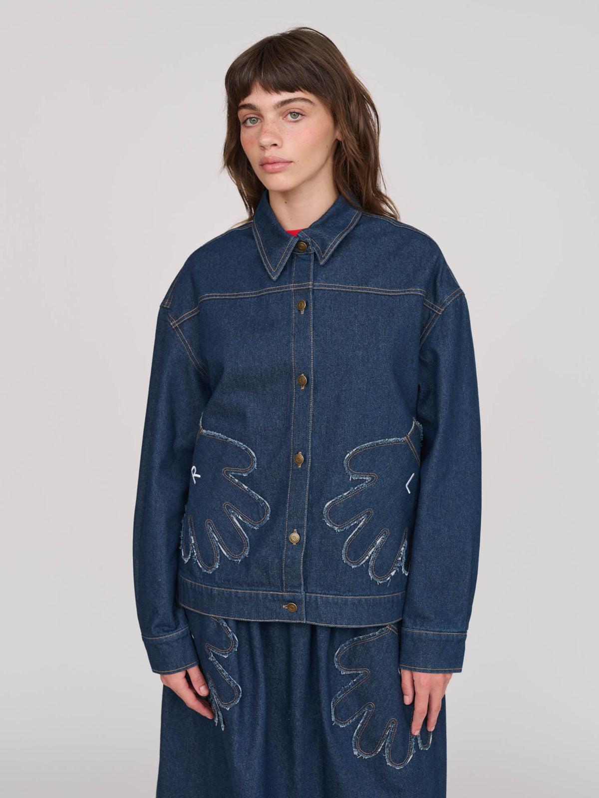 model:Molly wears size S and is 5’ 7”