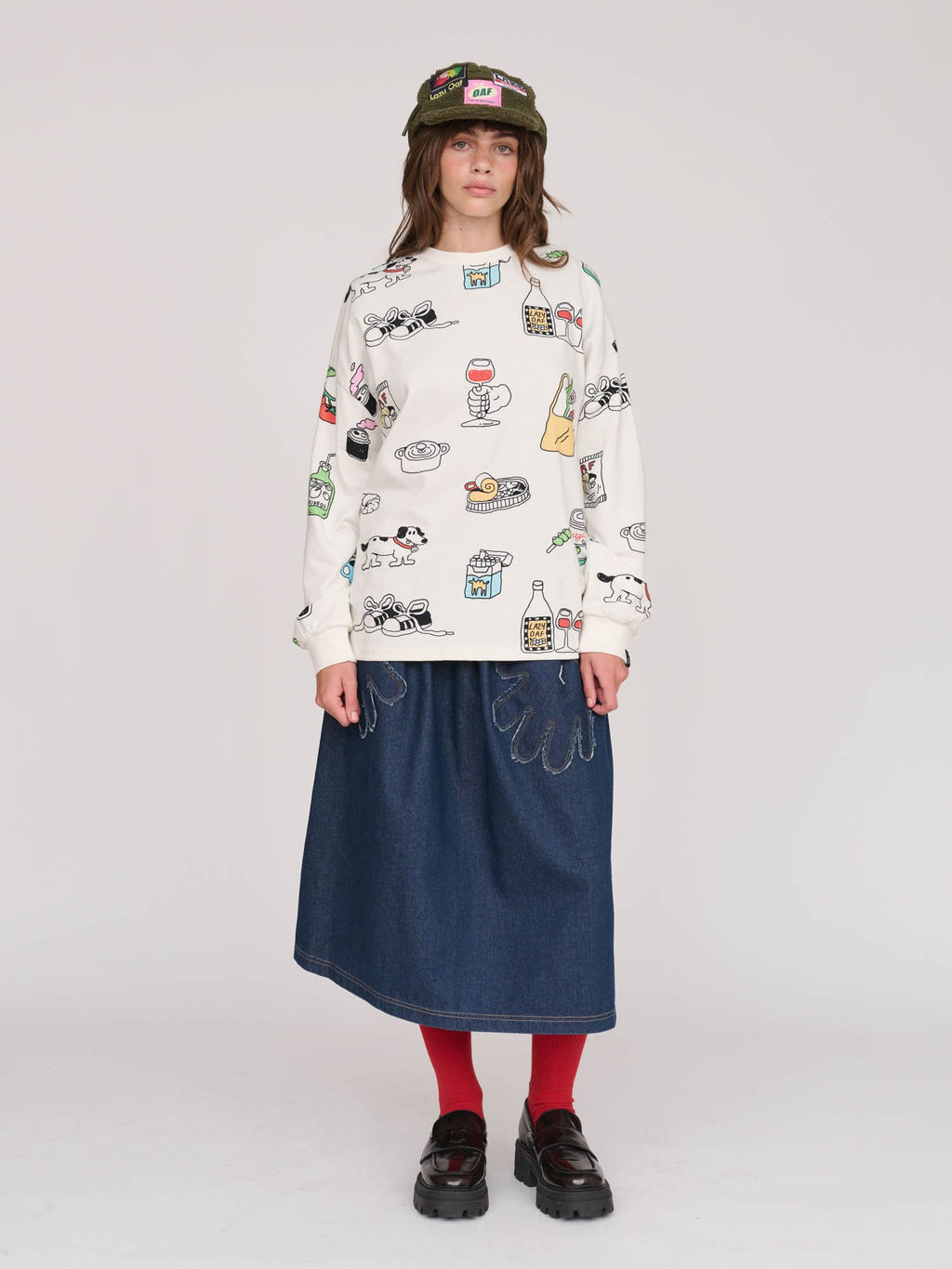 model:Molly wears size S and is 5’ 7”