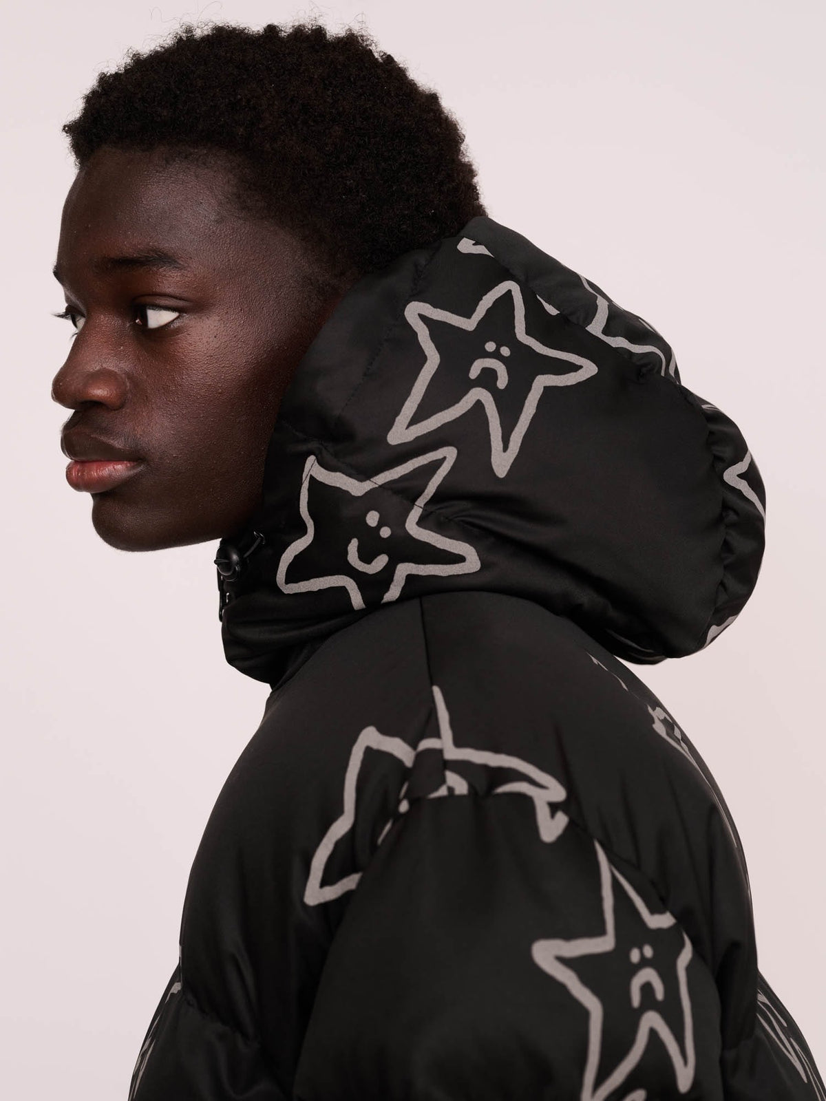 model:Elhadj wears size L and is 6’1”