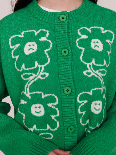 Emotional Flower Cardigan