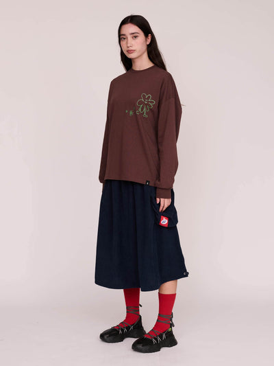 model:Winnie wears size S and is 5’9