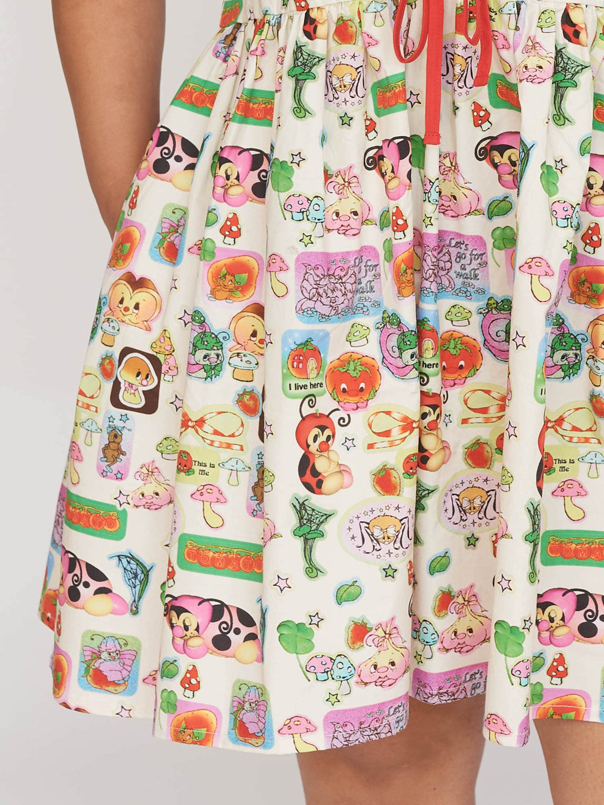 Hannah-Michelle X Lazy Oaf Ruffle Collar Dress