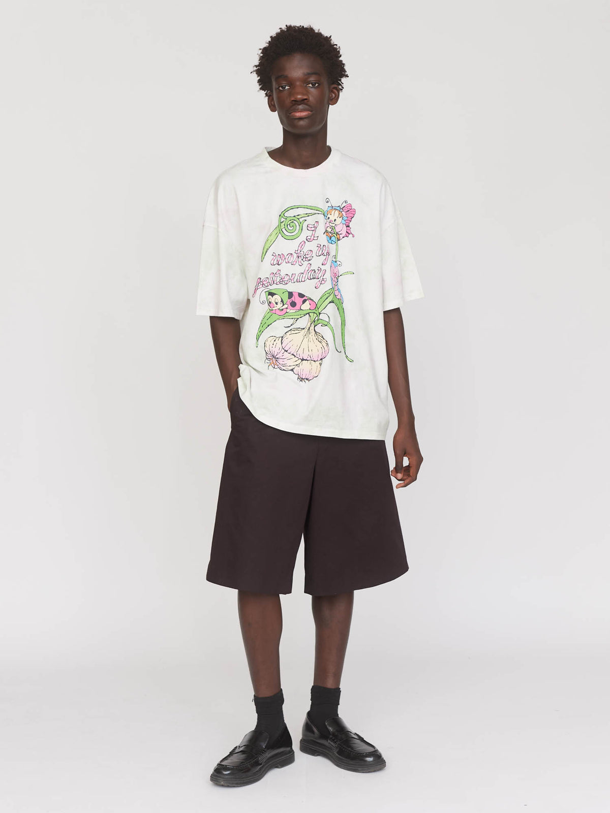 model:Elhadj wears size S and is 6’1”