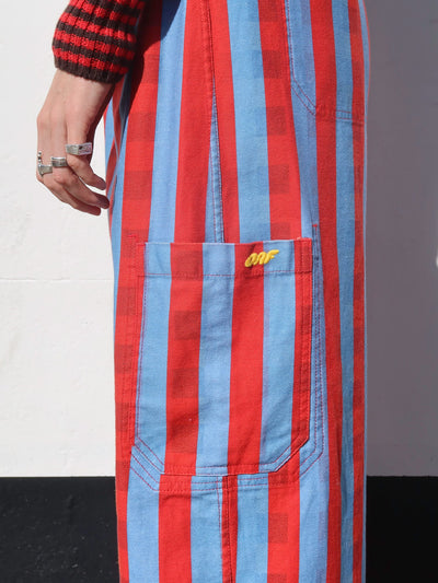 Reversible Bright Bev Barrel Trousers