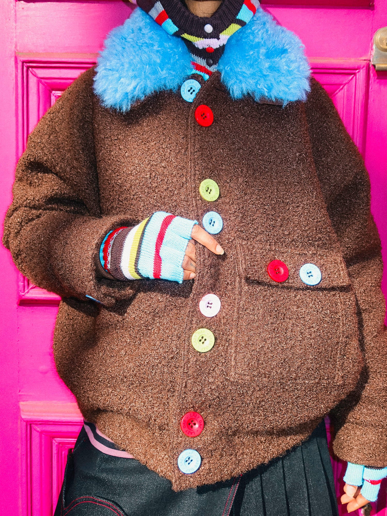 Happy Sad Embroidery Pleated Dress – Lazy Oaf
