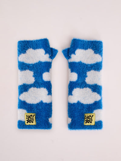 In The Clouds Wrist Warmers