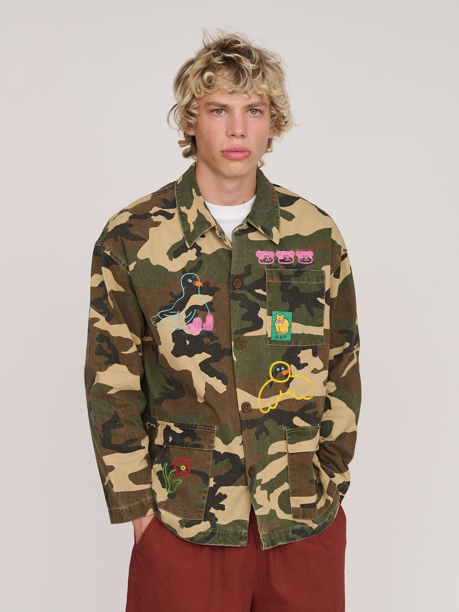 Camo Pals Shacket – Lazy Oaf