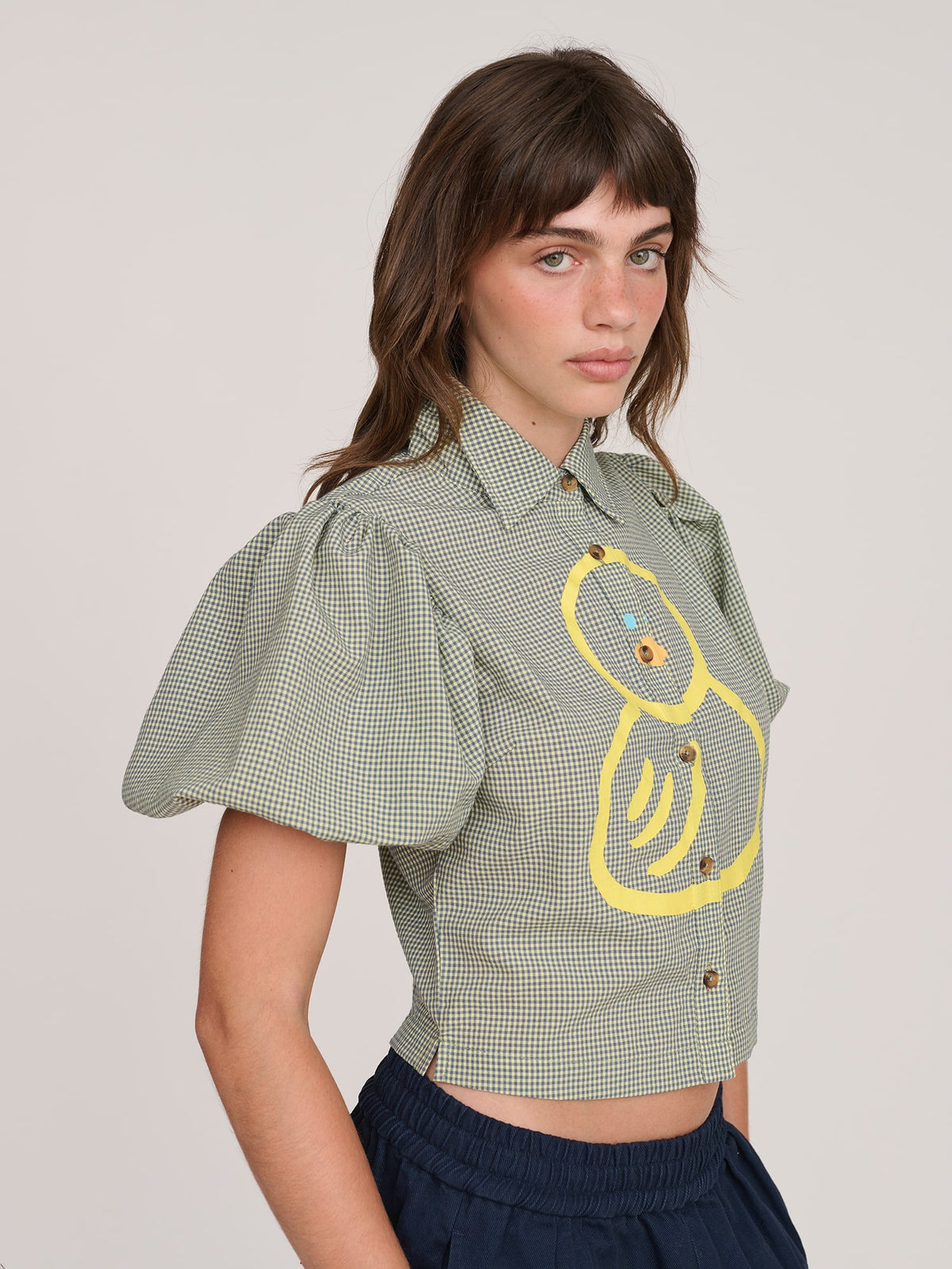 model:Molly wears size S and is 5’ 7”