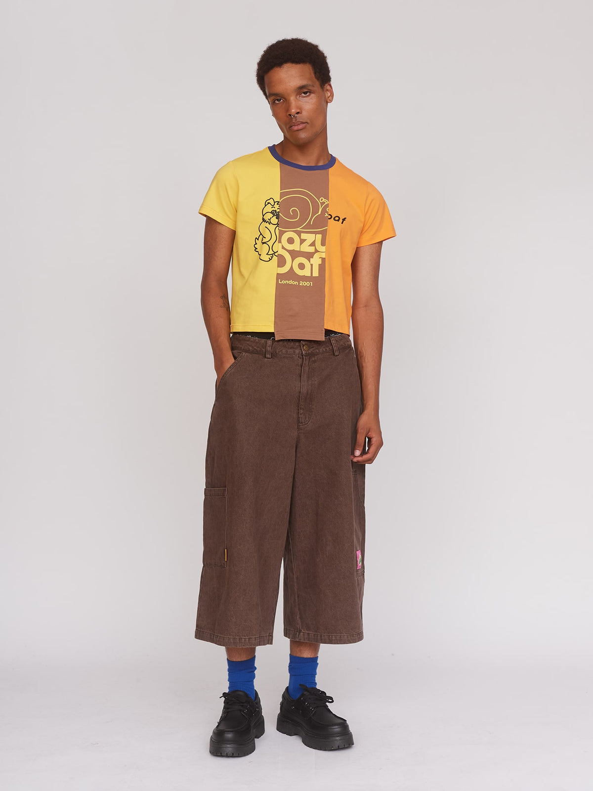 model:Fiki wears size L and is 6’3”