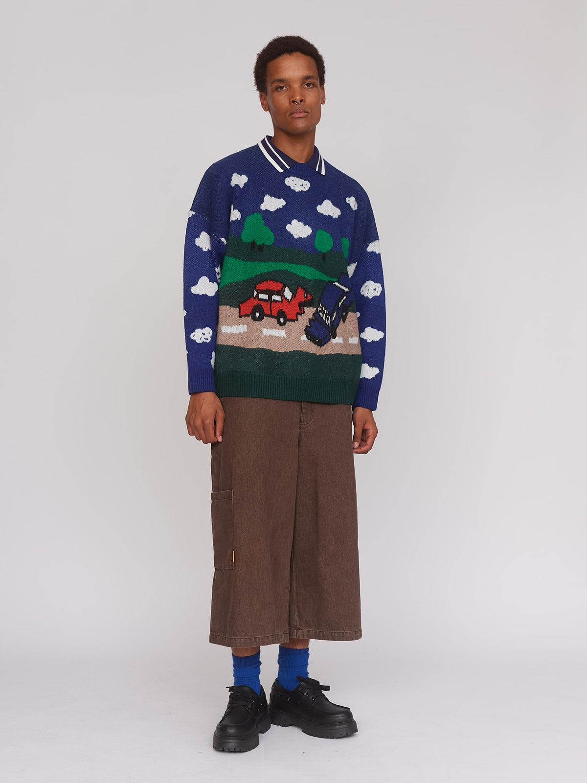 model:Fiki wears size L and is 6’3”
