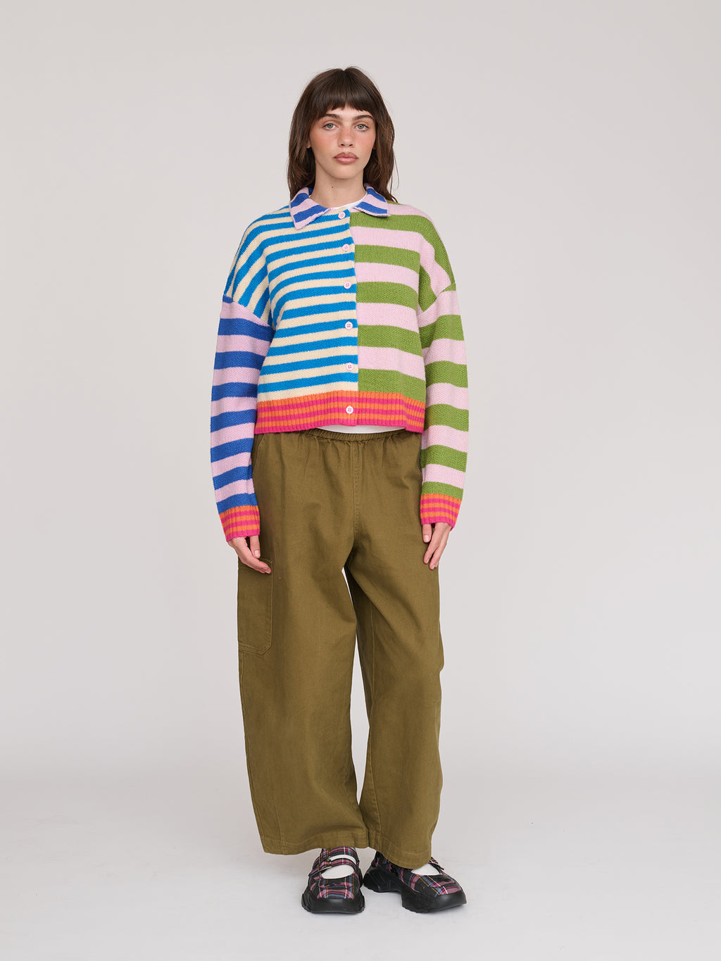 model:Molly wears size S and is 5’ 7”