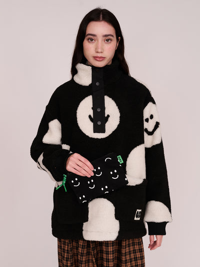 Happy Sad Canvas Pouches