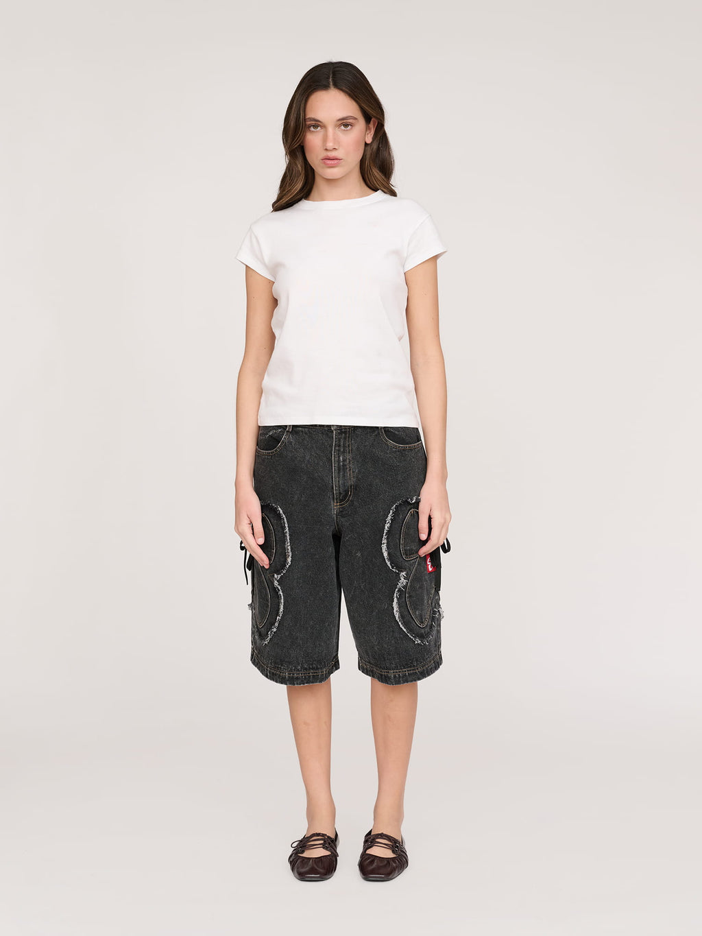 model:Azul wears size W26 and is 5’8”