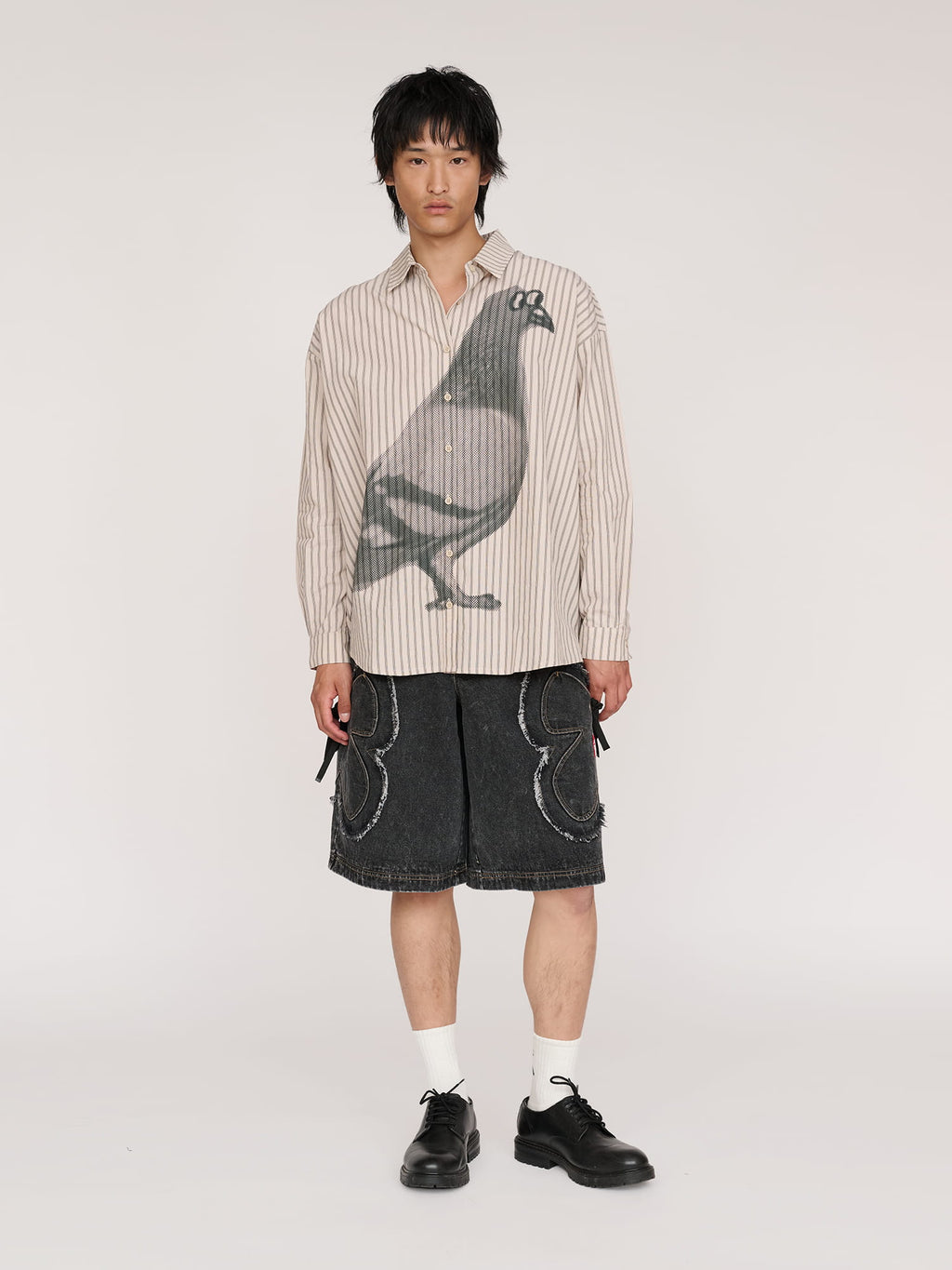 model:Quinuo wears size L and is 6’0”