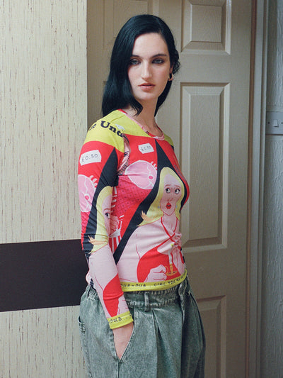 Whodunnit Long Sleeve Top