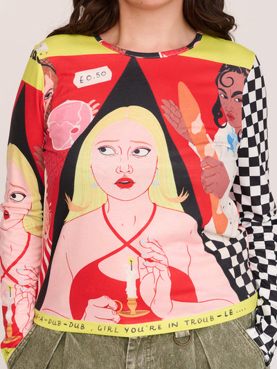 Whodunnit Long Sleeve Top