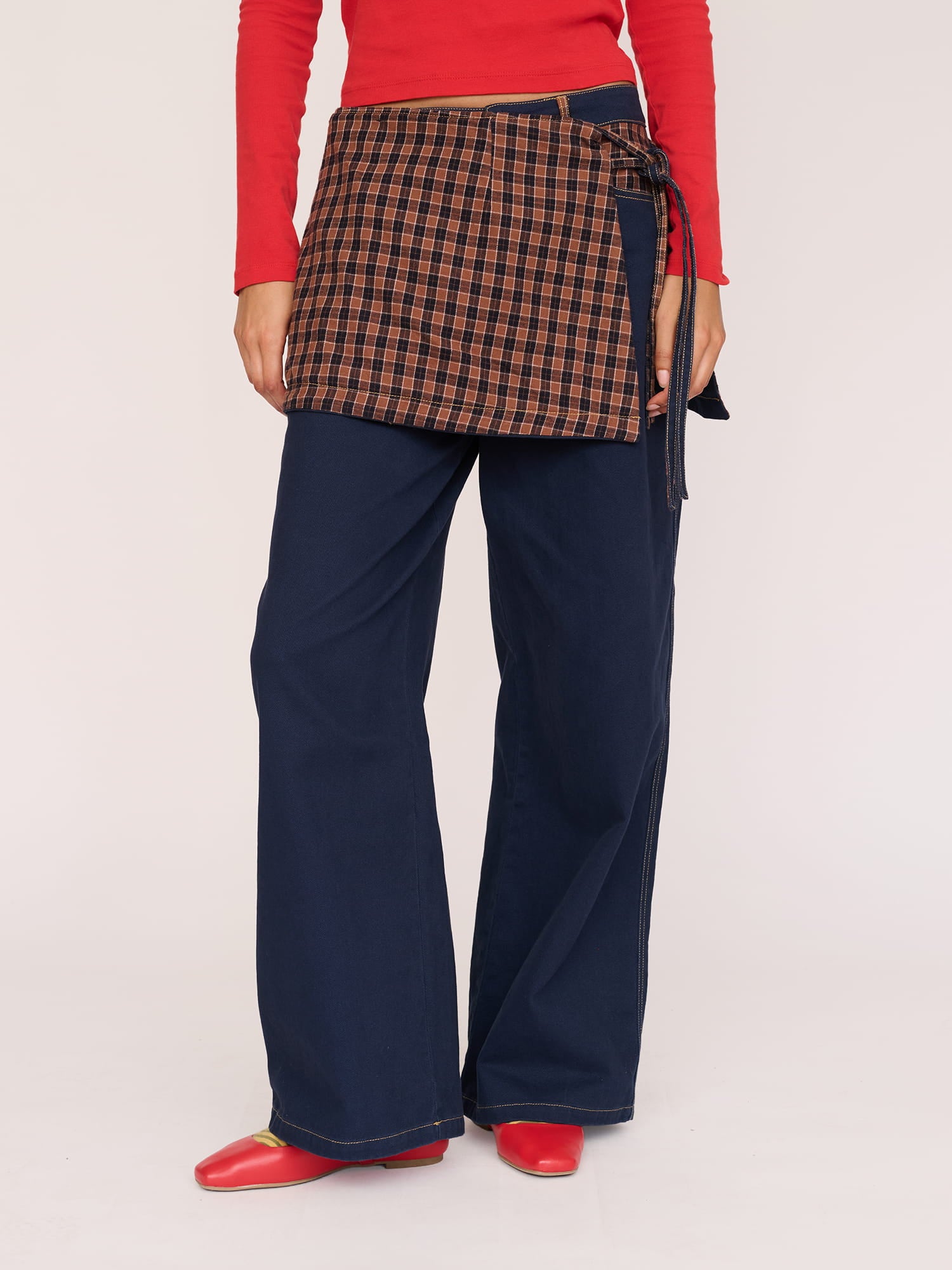 Pinstripe Utility Straight Leg Trousers – Lazy Oaf