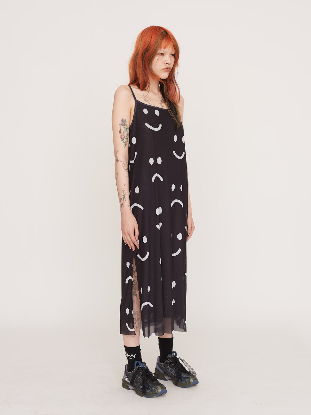 Dress Code Sad Happy Sad Mesh Dress – Lazy Oaf