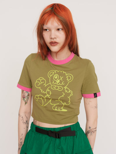 Grin And Bear It Fitted Tee