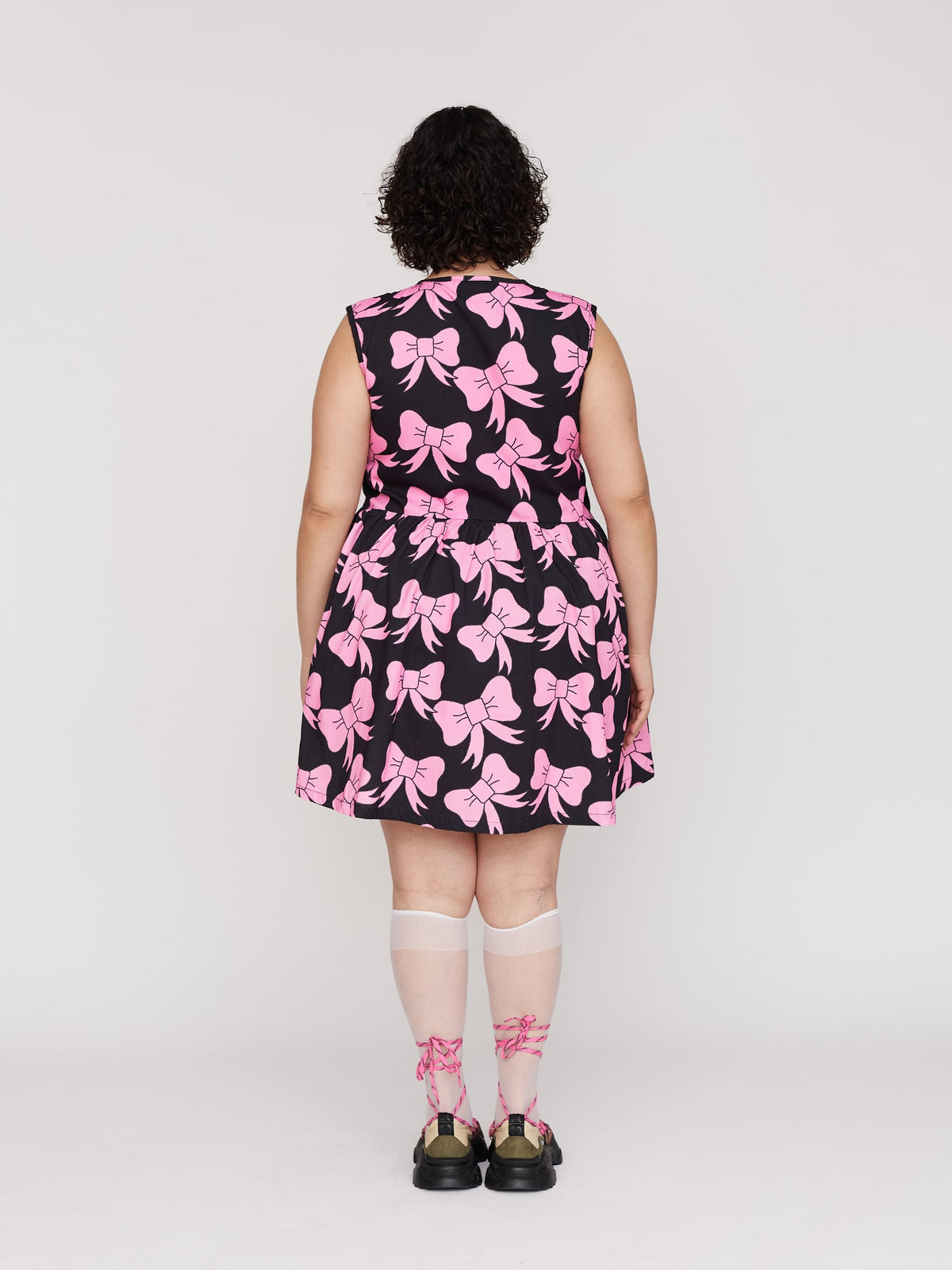 Tied In A Bow Gilet Mini Dress