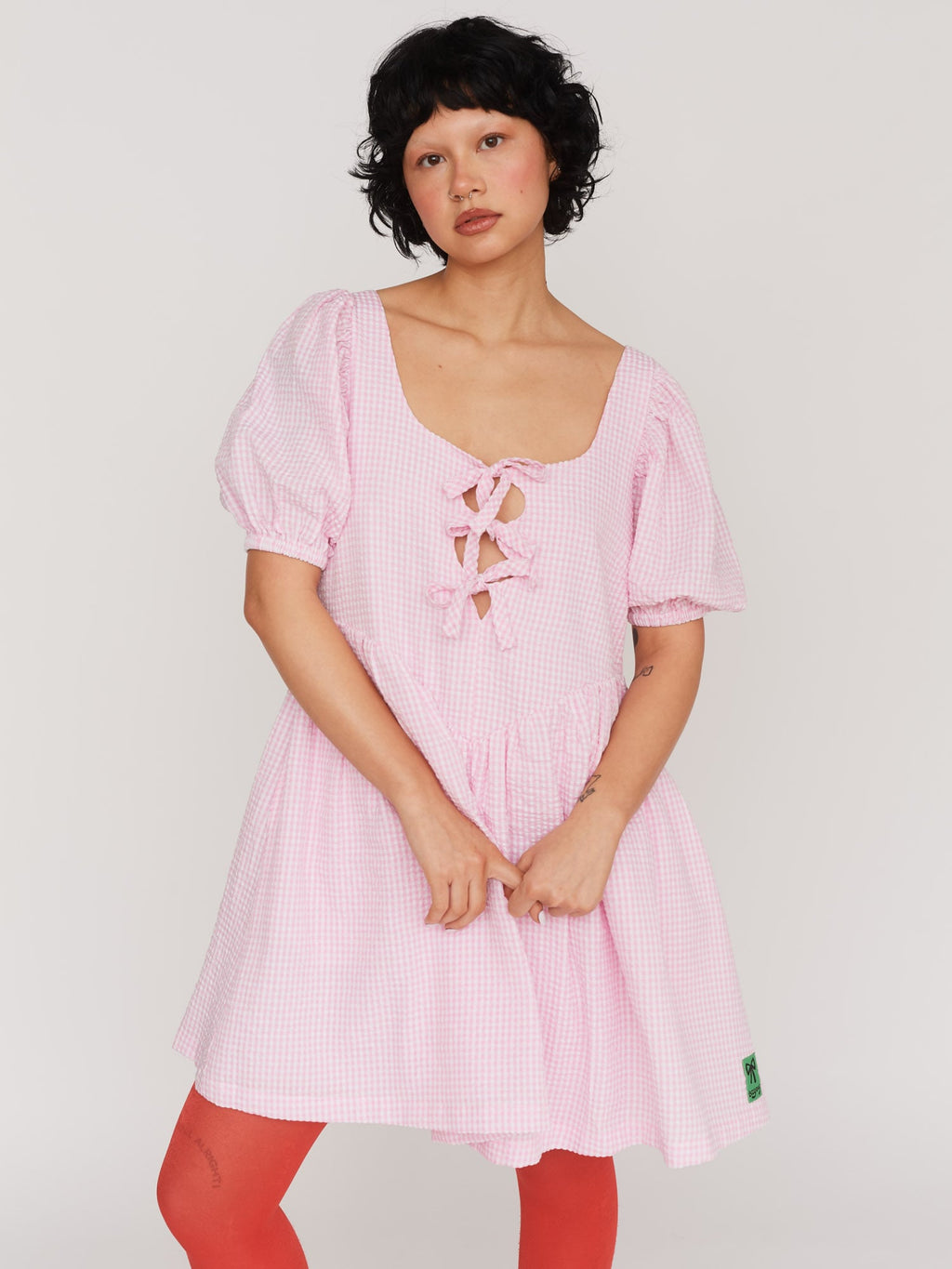 pink smock dress Sweet Tooth Smock Dress – Lazy Oaf
