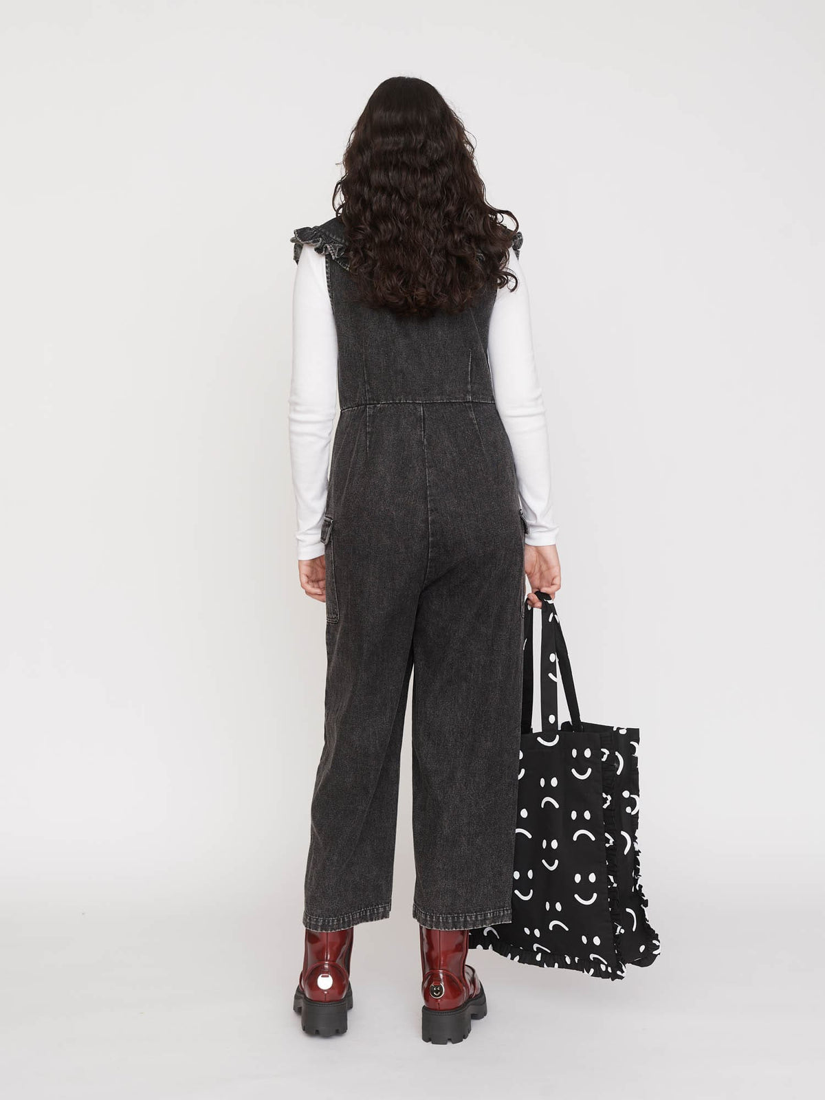 Big Collar Gilet Jumpsuit