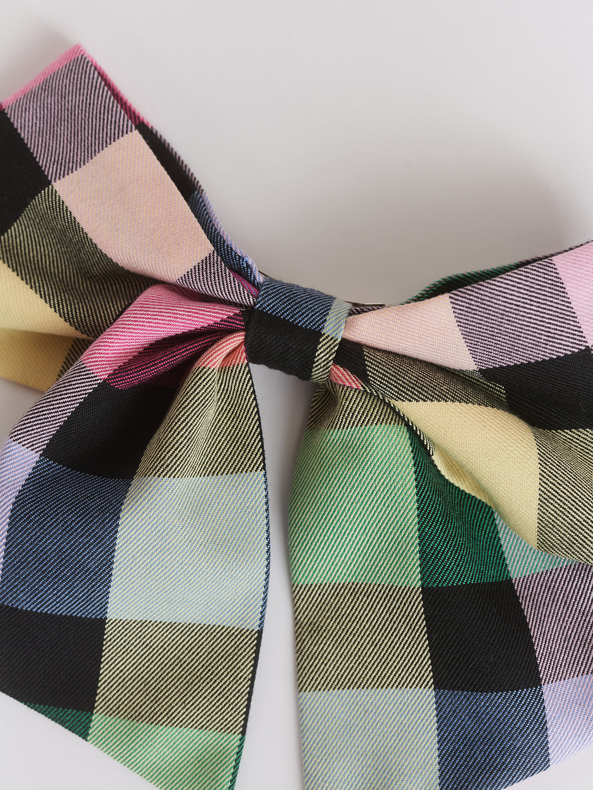 Checkmate Bow Hair Clip