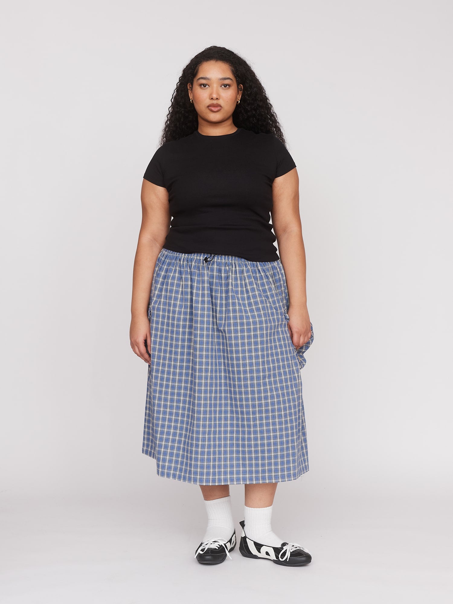 lazy oaf pleated shirt dress Pleated Check Shirt Dress Lazy Oaf