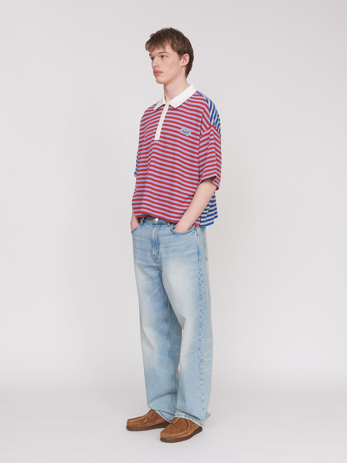 model:Harry wears size XXL and is 6’2”
