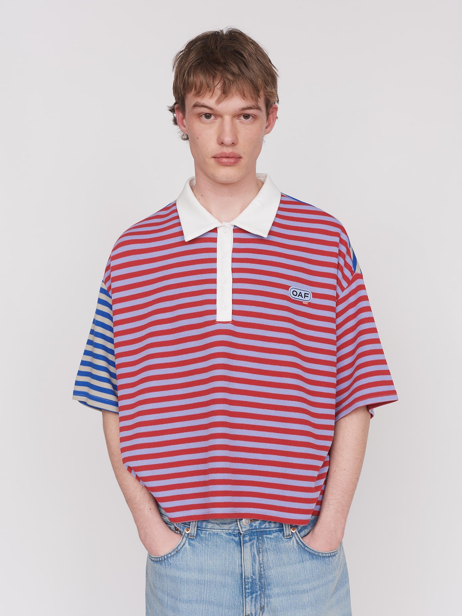 Out Of Office Boxy Polo – Lazy Oaf