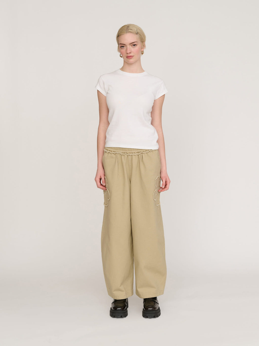 model:Emmie wears size S and is 5’6”