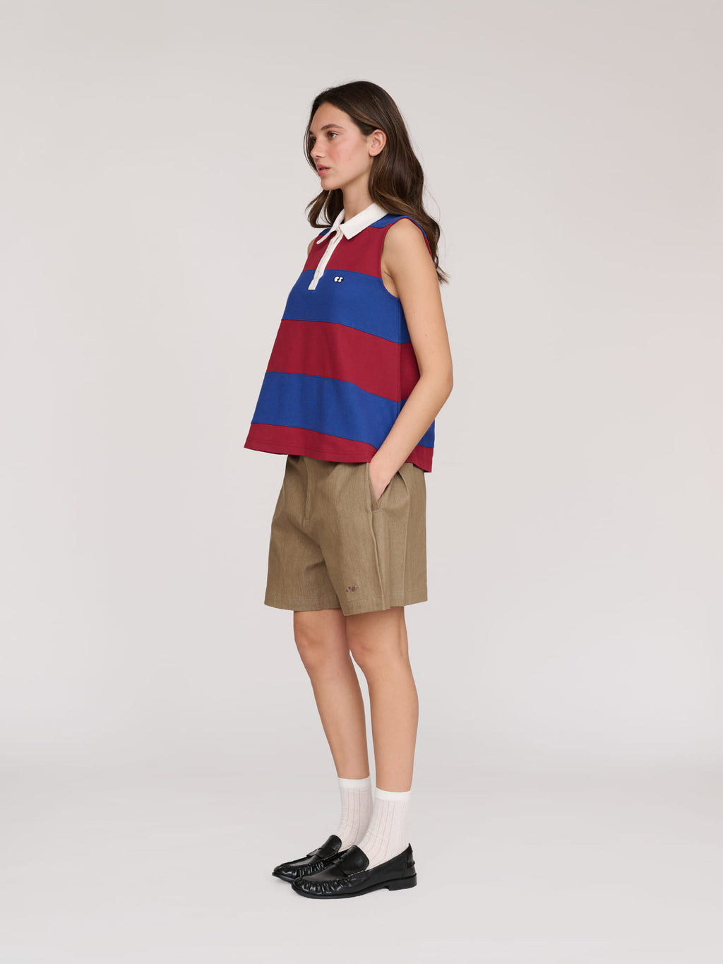 Very Lazy Sleeveless Rugby Top