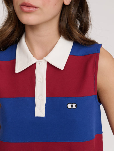 Very Lazy Sleeveless Rugby Top