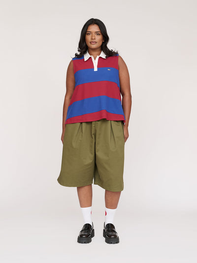 Very Lazy Sleeveless Rugby Top