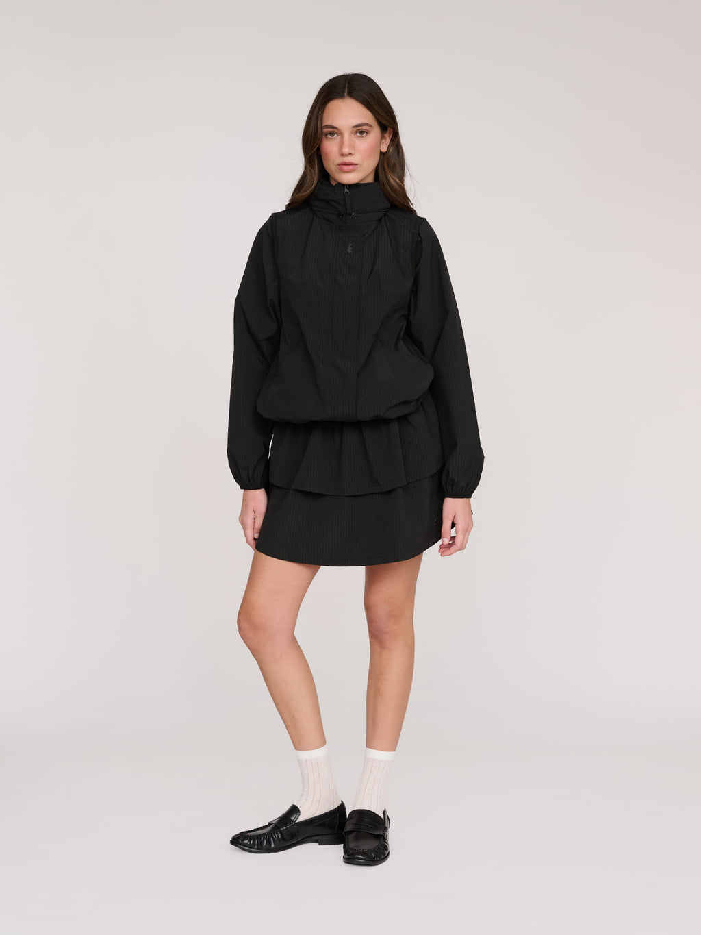 Double Tier Mini Skirt