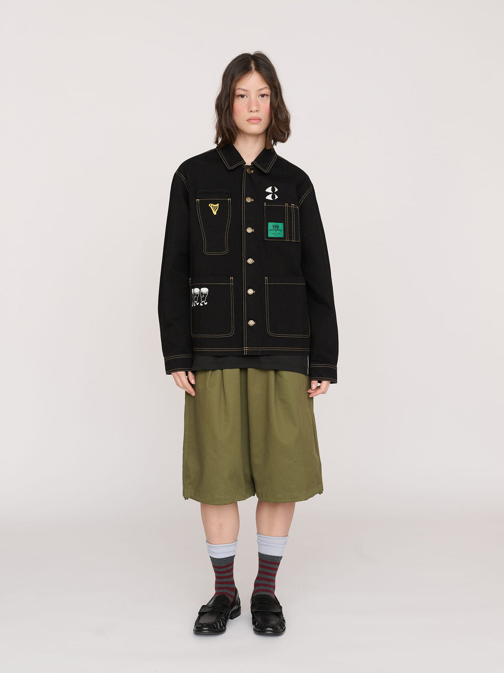 model:Jess wears size S and is 5’7”